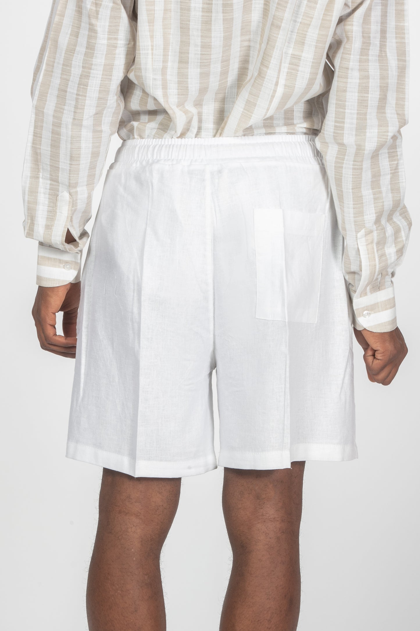 Bermuda lino bianco