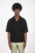 Polo con taschino nero