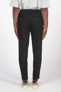 Pantalone lino nero
