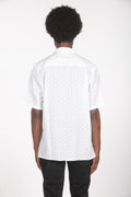 Camicia mm bianca con ricamo traforato