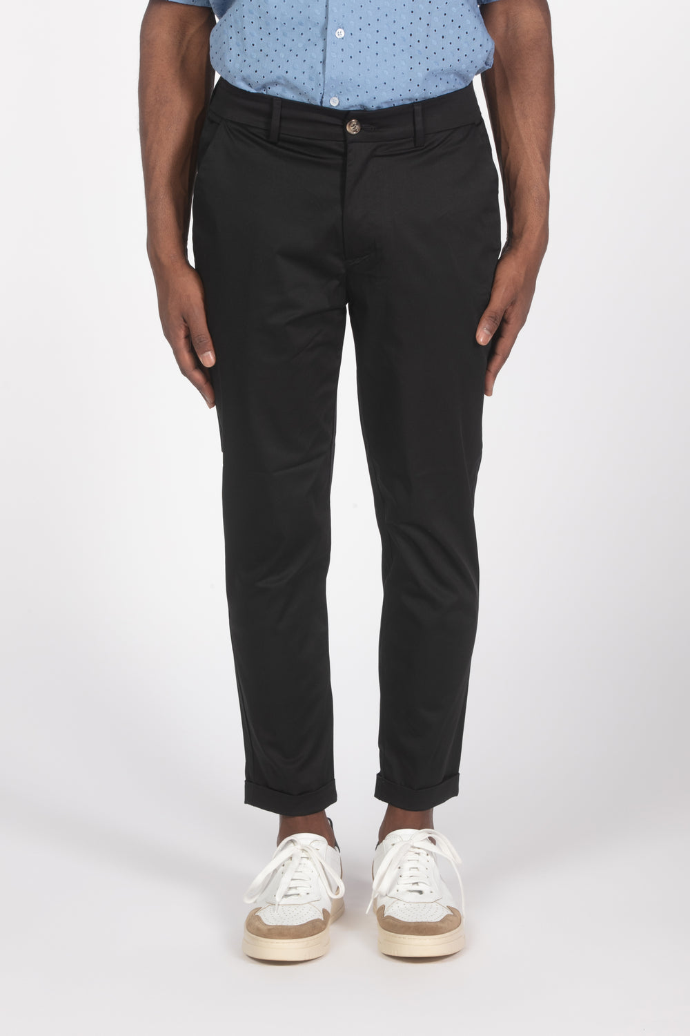 Pantalone chinos nero