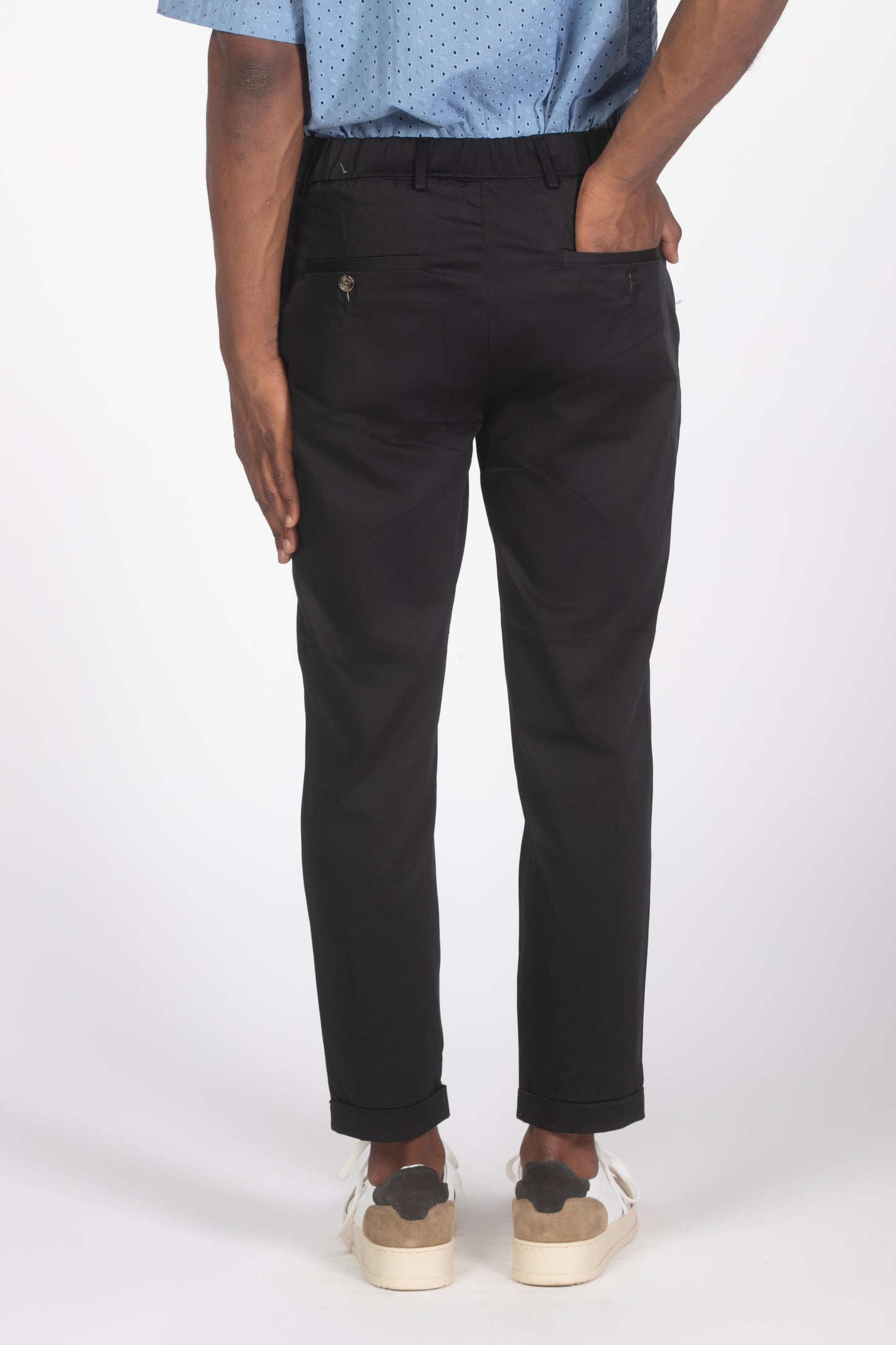 Pantalone chinos nero