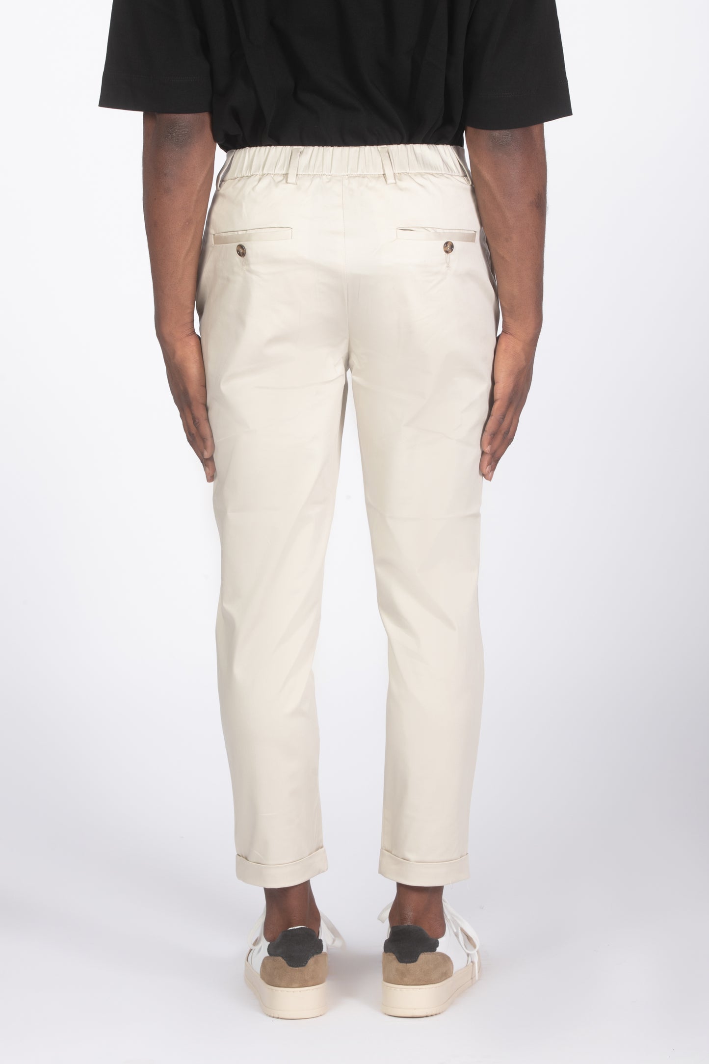 Pantalone chinos beige