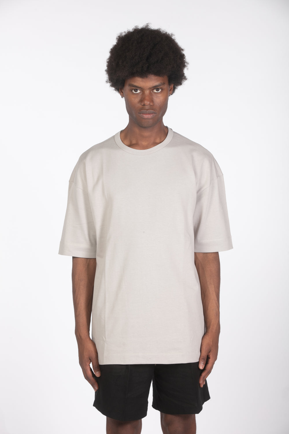 T-shirt heavy weight relaxed fit mastice