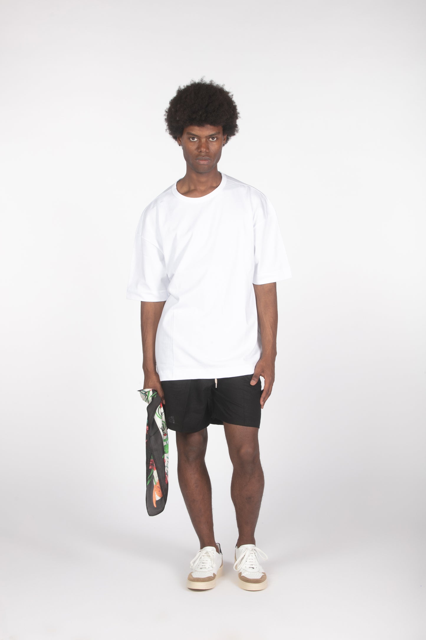 T-shirt heavy weight relaxed fit bianco