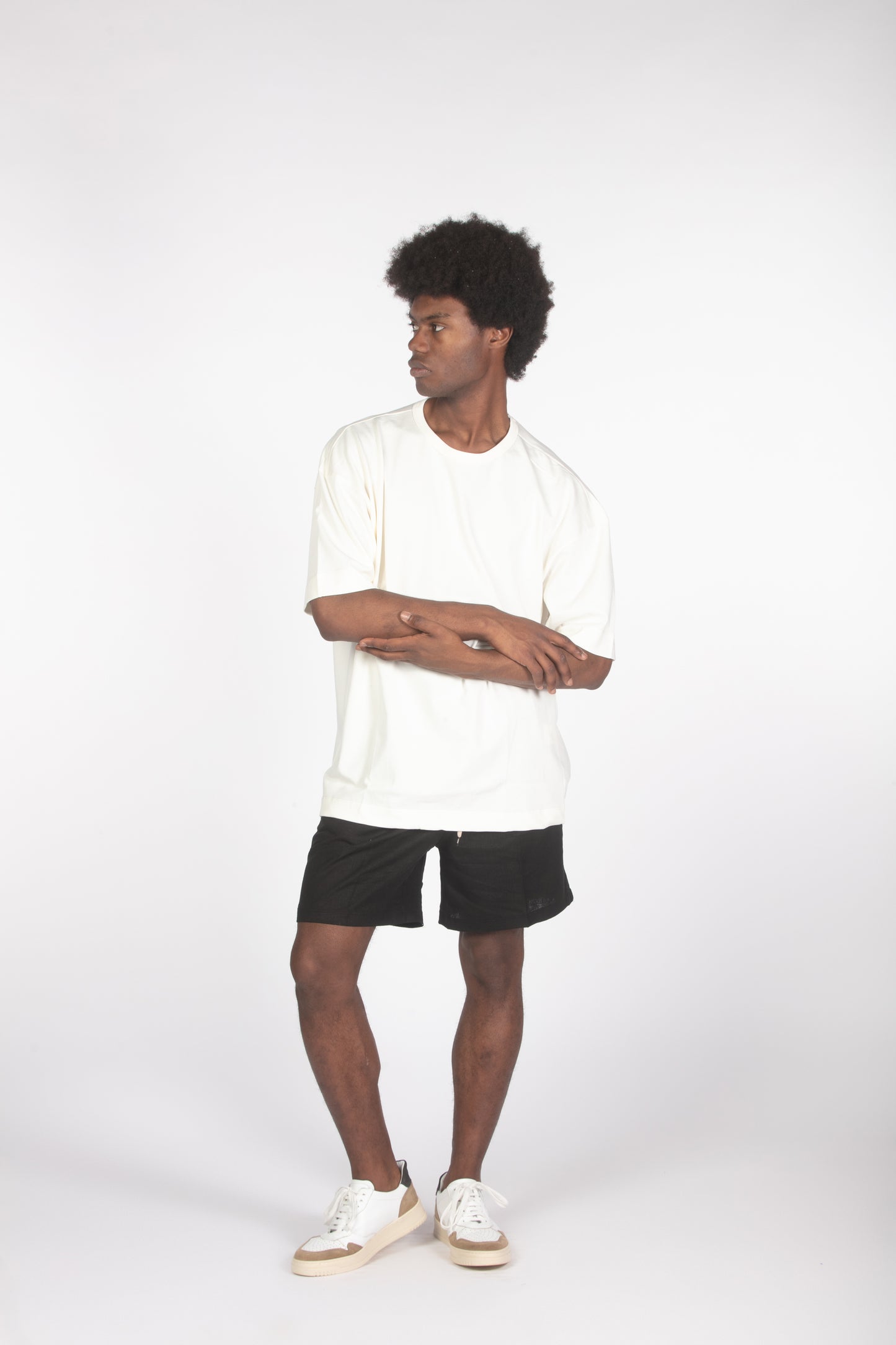 T-shirt heavy weight relaxed fit ecru