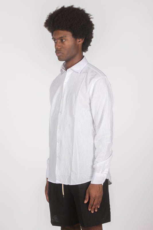 Camicia lino ml bianco