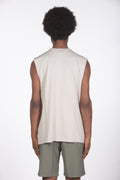 T-shirt tank relaxed fit mastice