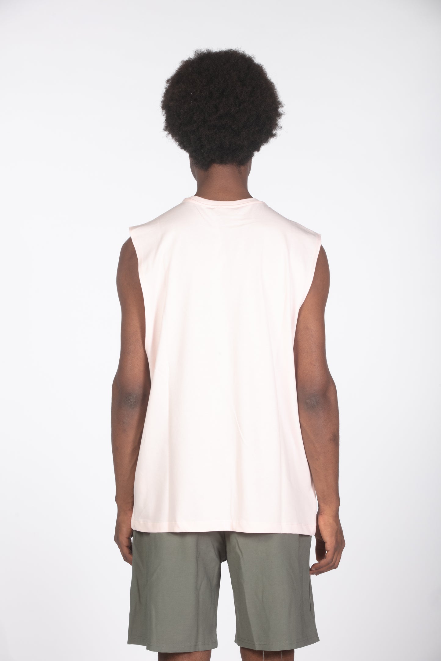T-shirt tank relaxed fit rosa