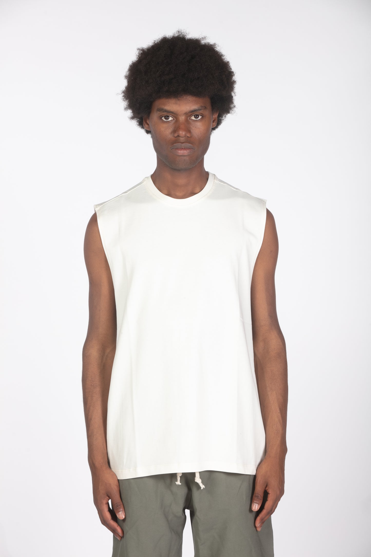 T-shirt tank relaxed fit ecru