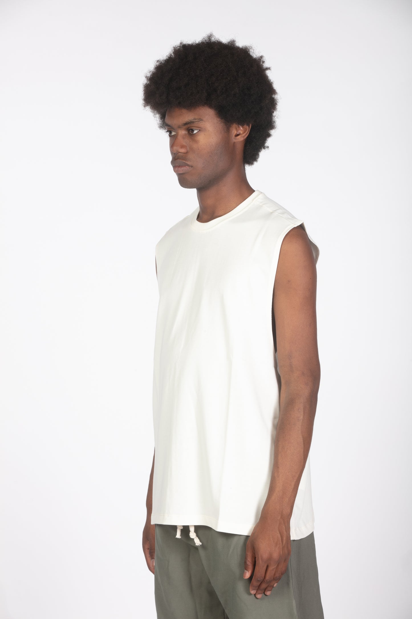 T-shirt tank relaxed fit ecru