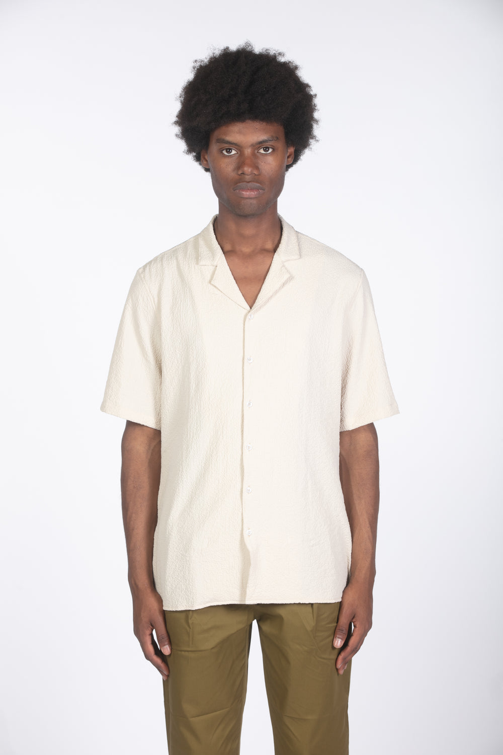 Camicia mm con struttura sabbia