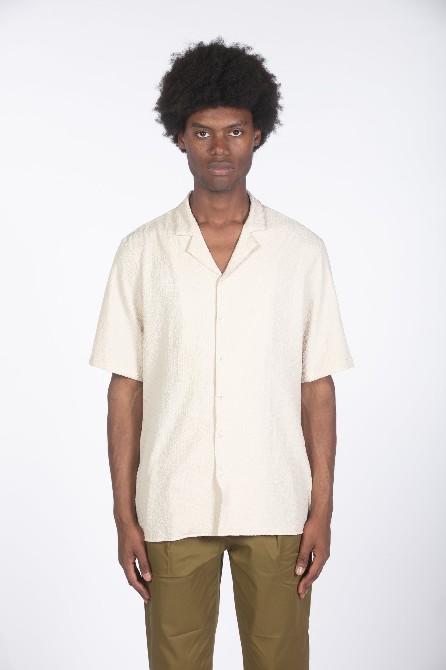 Camicia mm con struttura sabbia