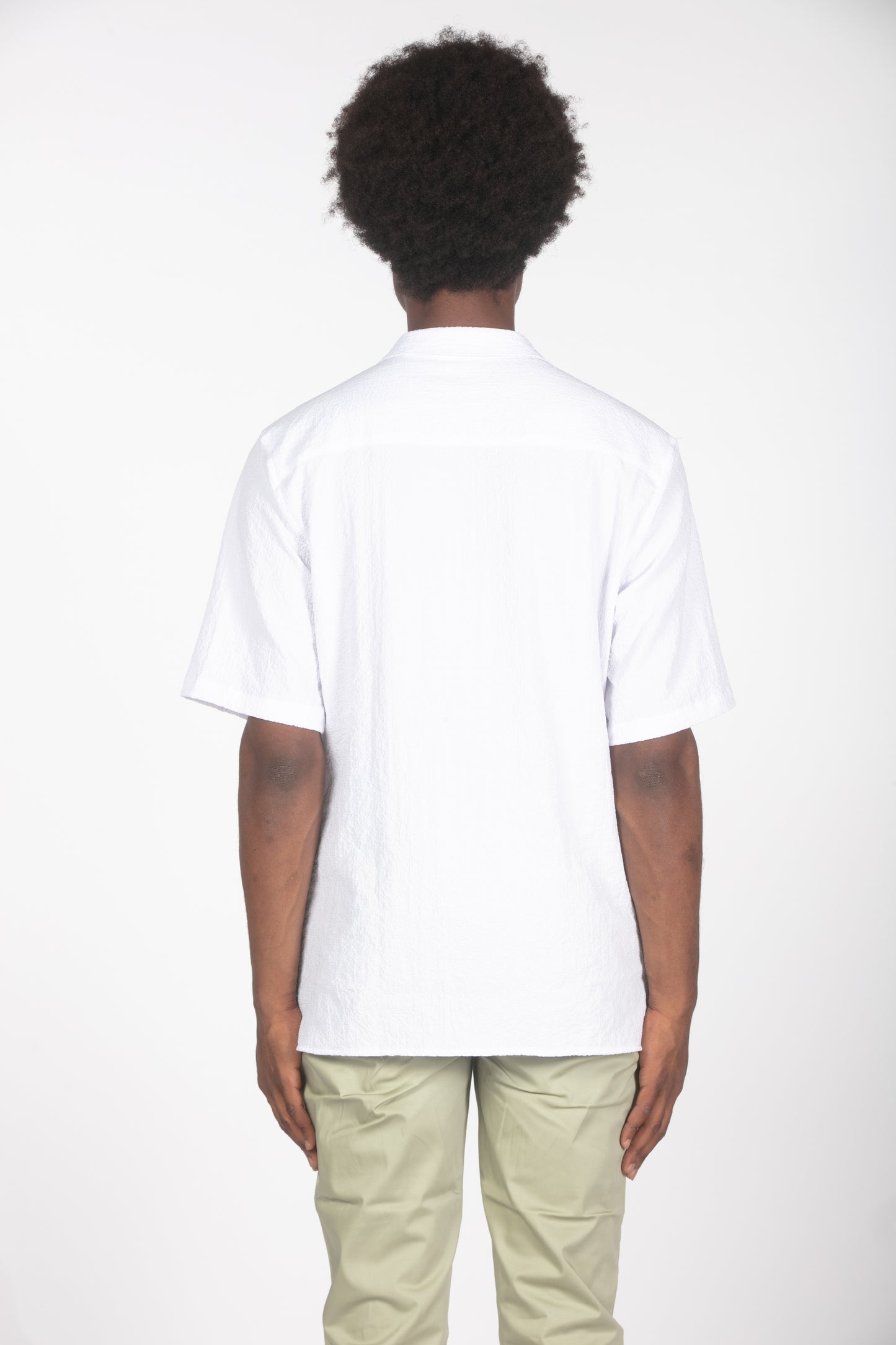 Camicia con struttura mm bianco