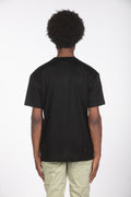 T-shirt filo di scozia nero