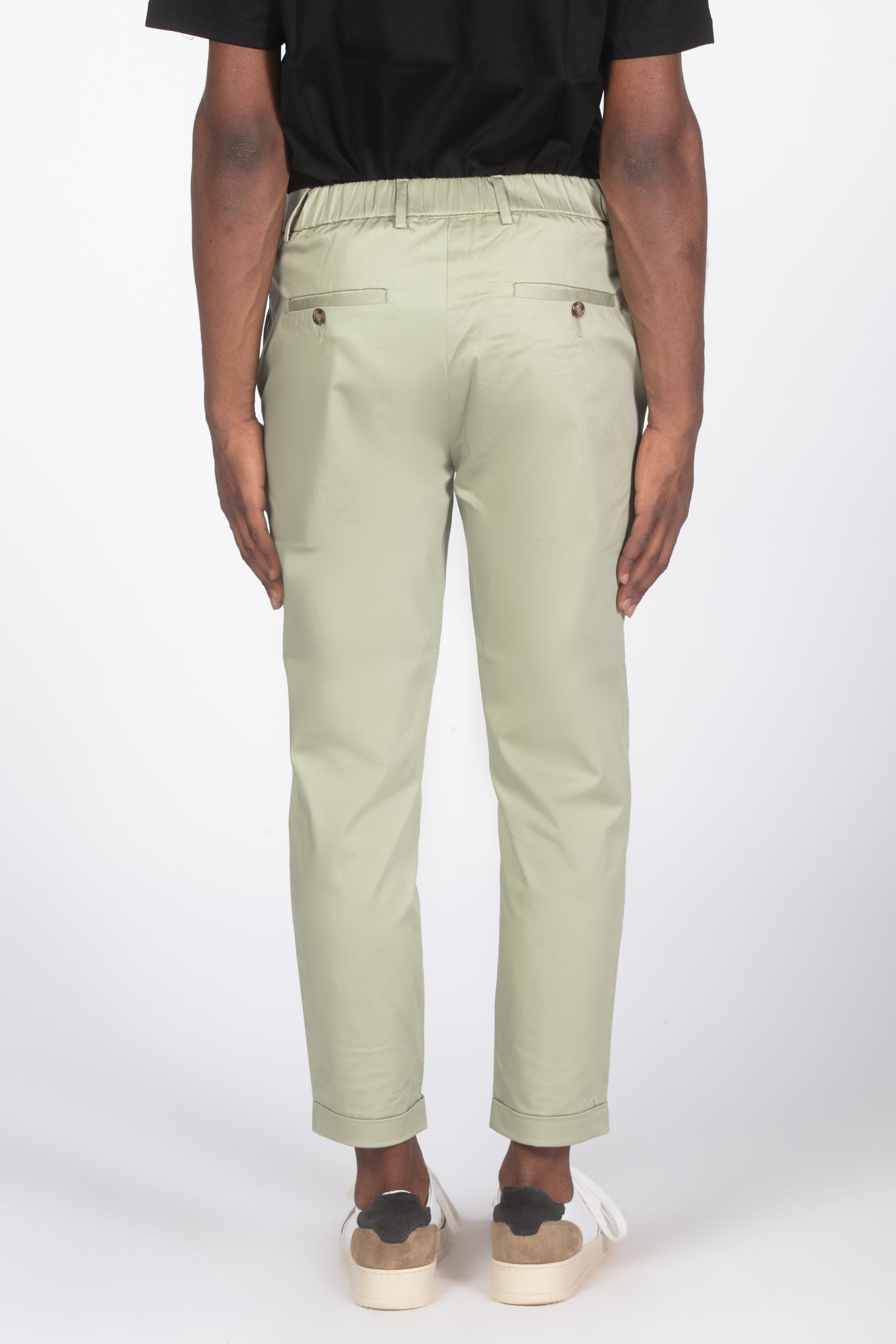 Pantalone chinos salvia