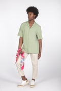 Camicia con struttura mm verde militare