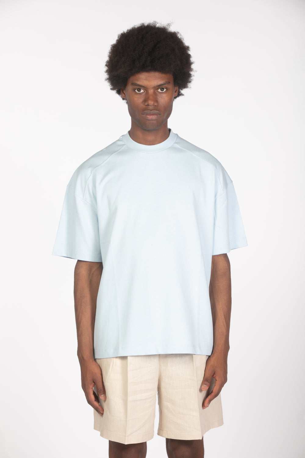 T-shirt relaxed fit celeste