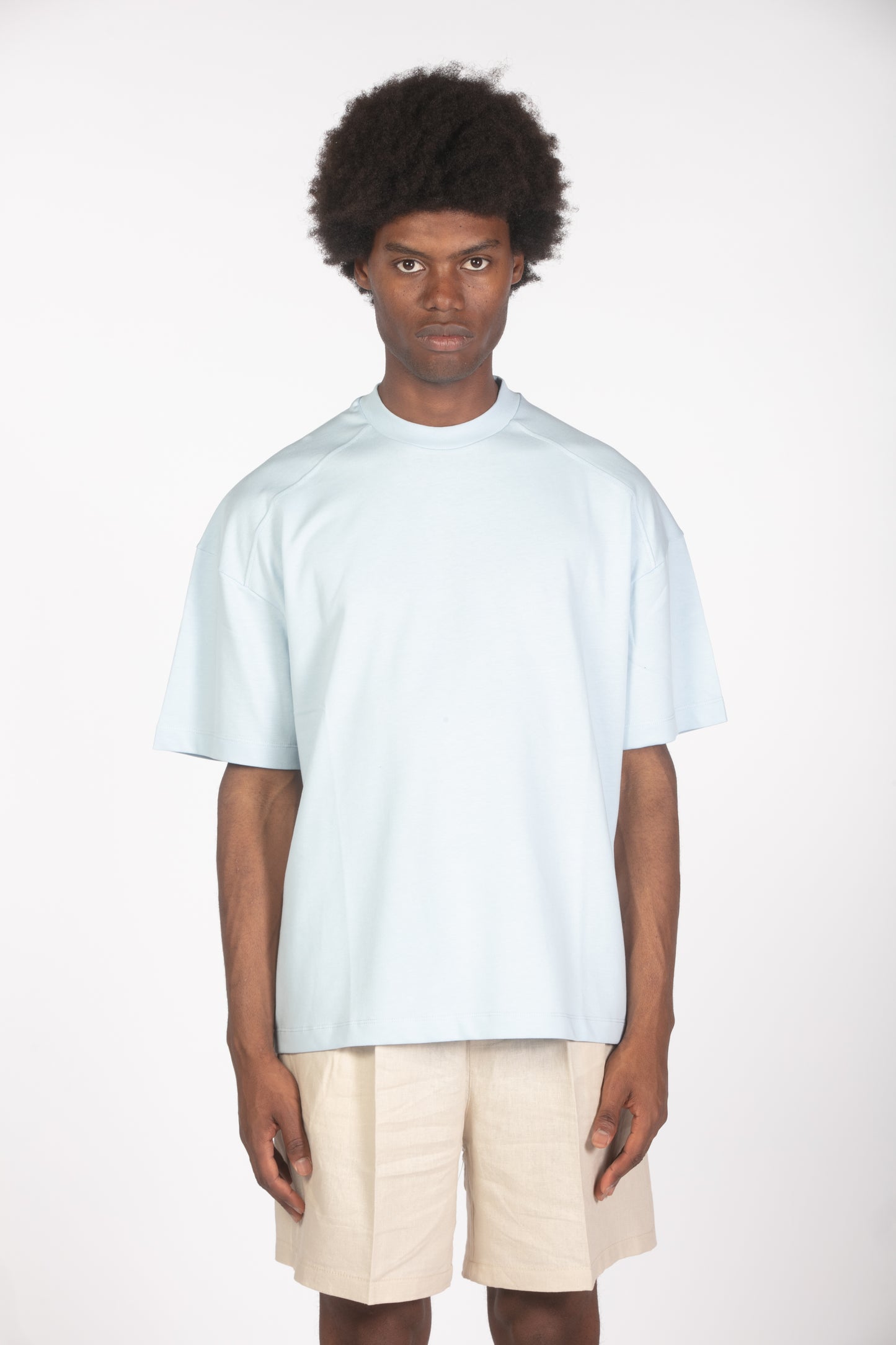 T-shirt relaxed fit celeste