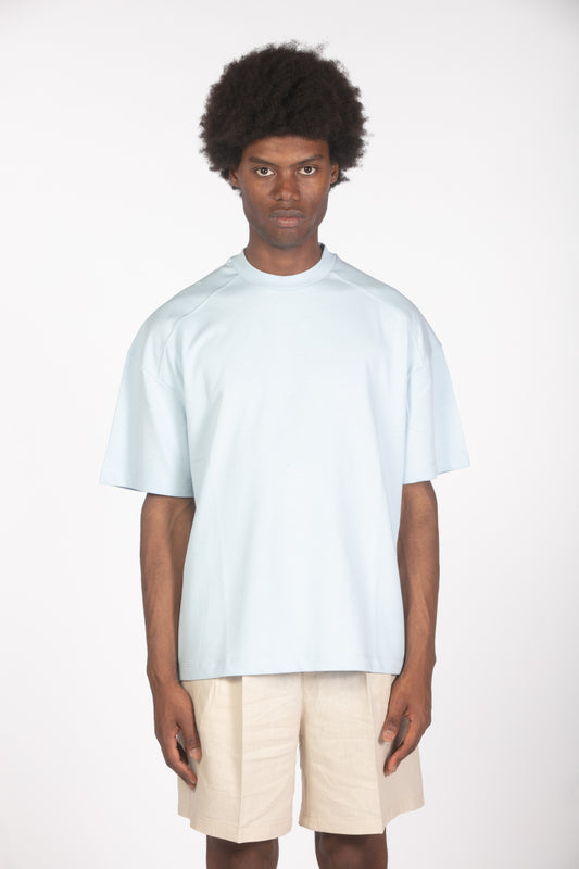 T-shirt relaxed fit celeste