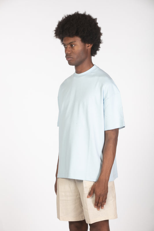 T-shirt relaxed fit celeste