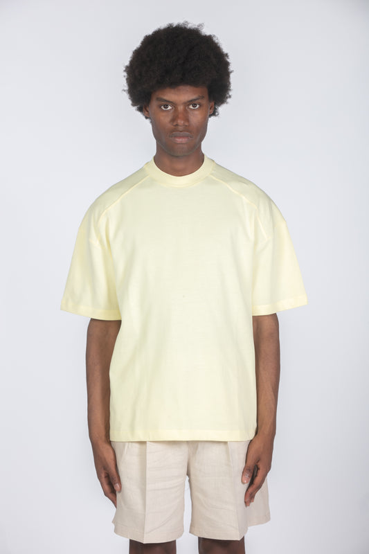 T-shirt relaxed fit giallo