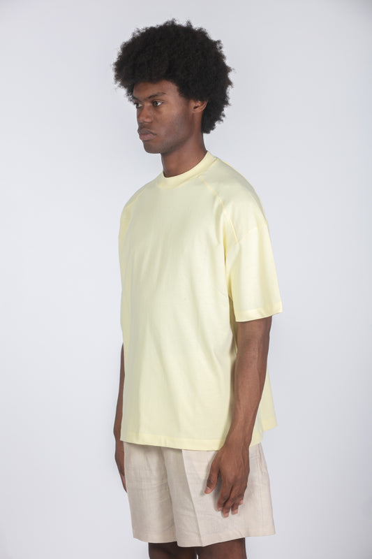 T-shirt relaxed fit giallo