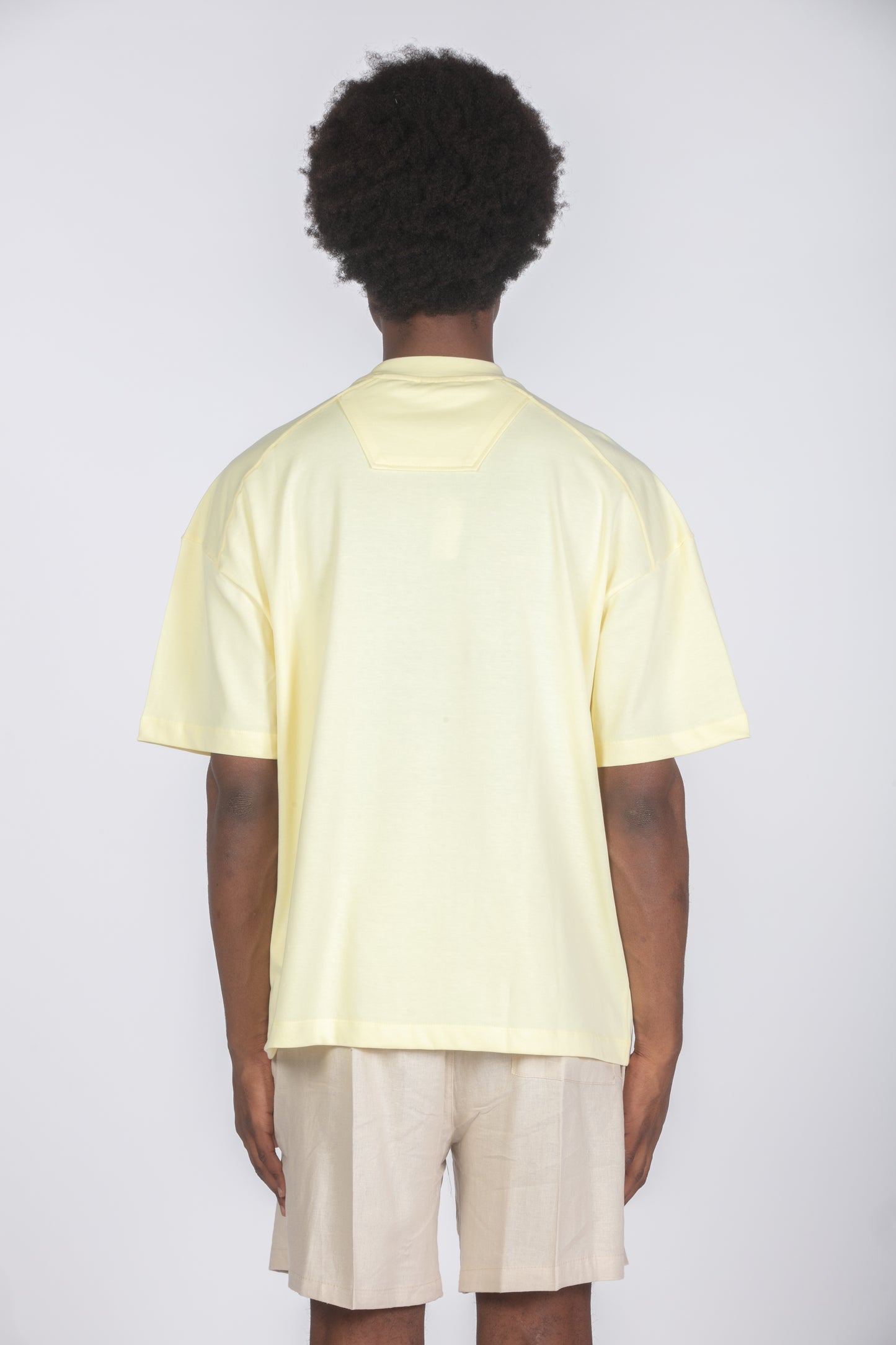 T-shirt relaxed fit giallo