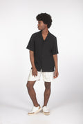 Camicia con struttura mm nero