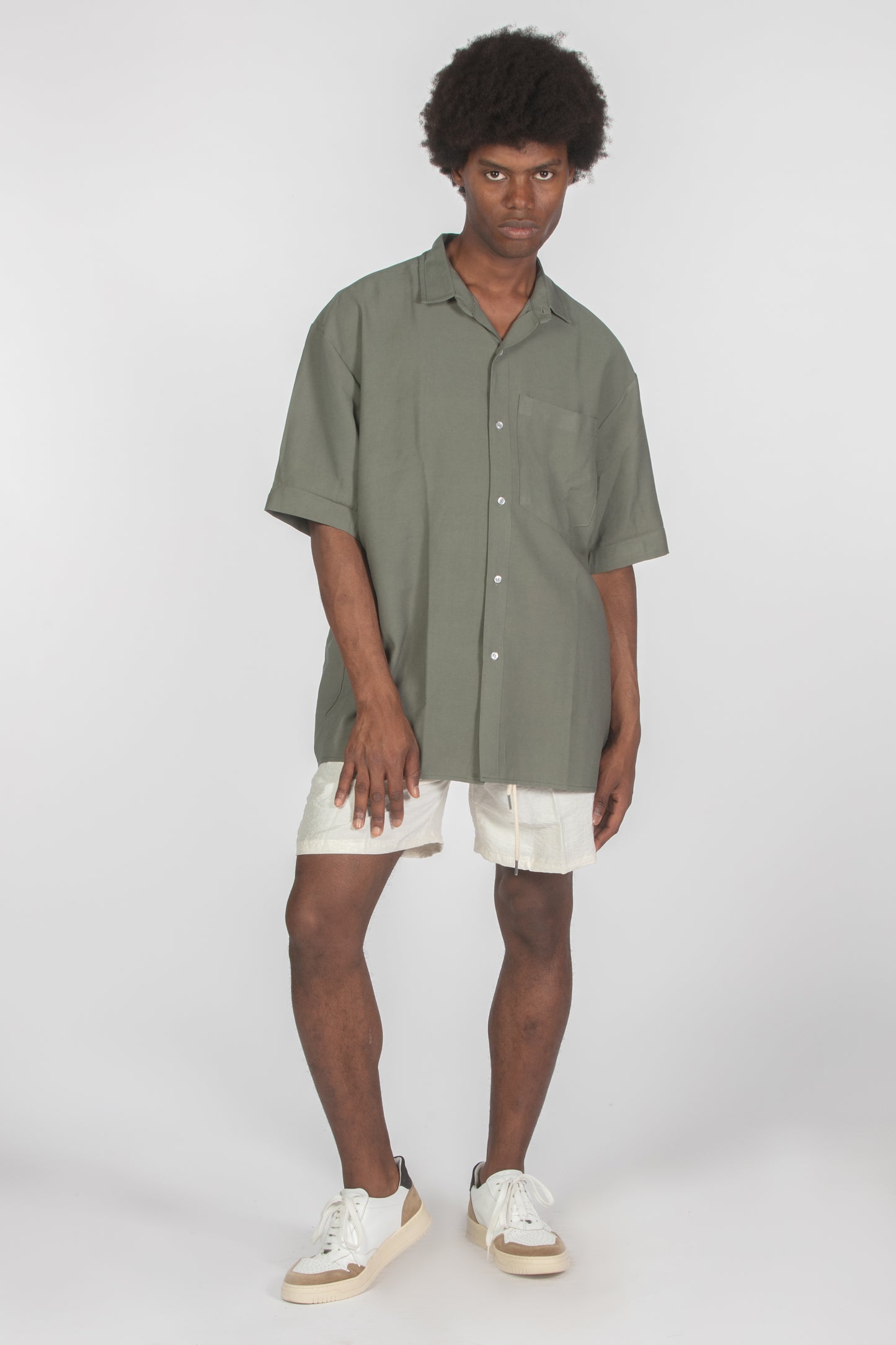 Bermuda misto lino panna
