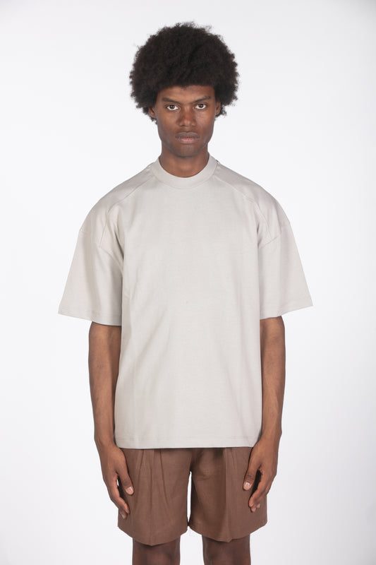 T-shirt relaxed fit sabbia