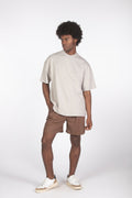 T-shirt relaxed fit sabbia