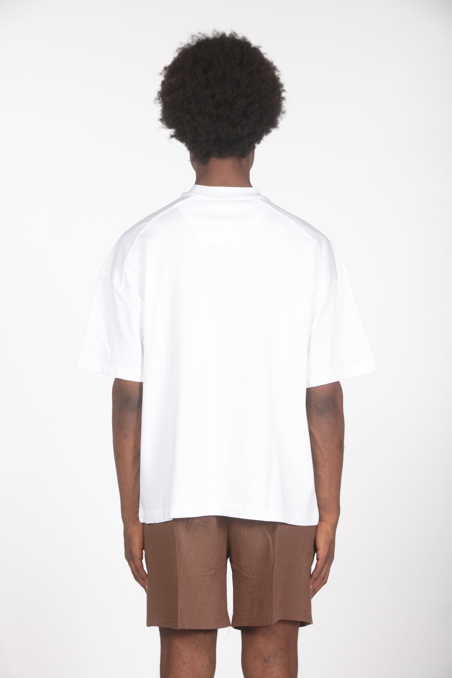 T-shirt relaxed fit bianco