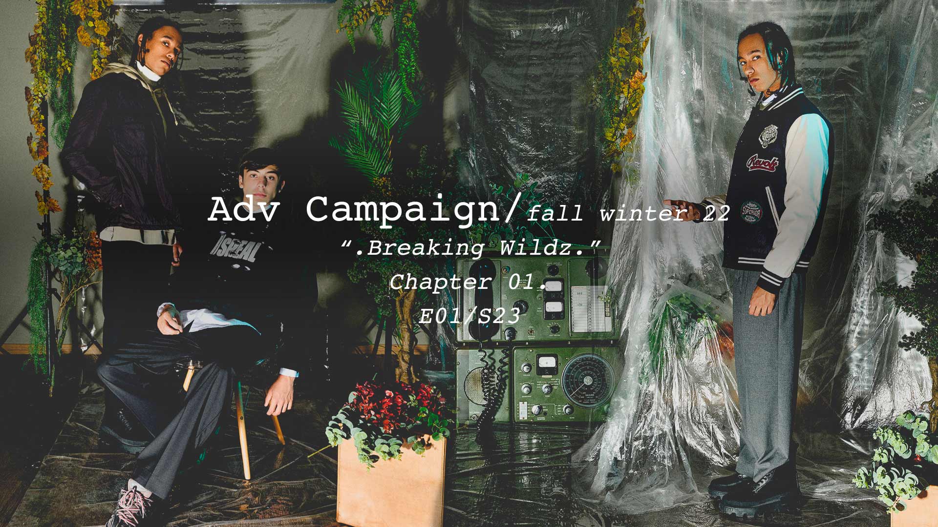 Breaking Wildz. / fall winter 22 adv campaign