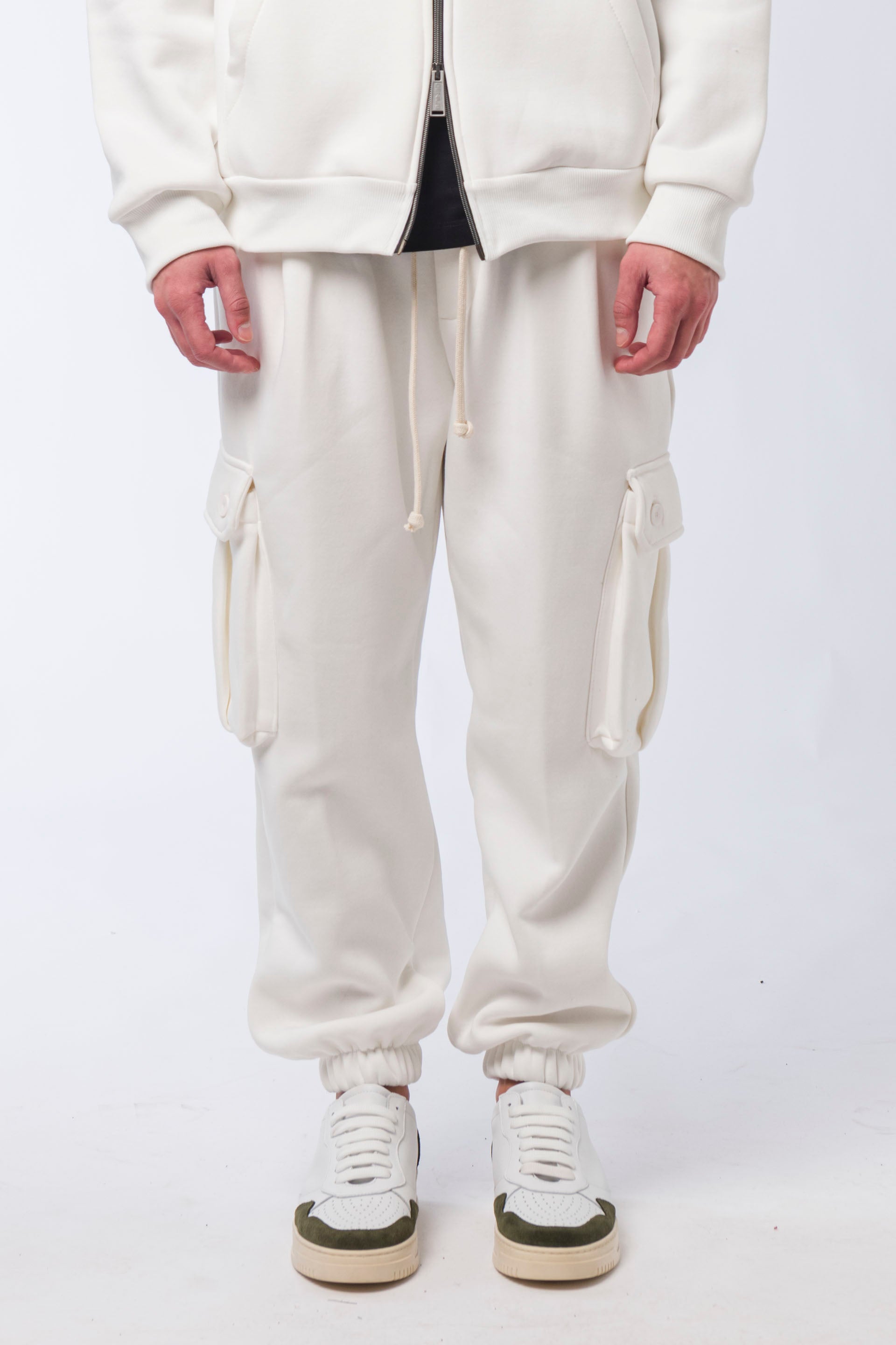 Jogger cargo panna � Genius Lab