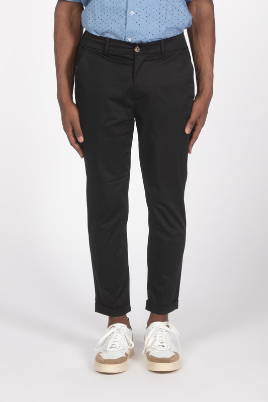 Pantalone chinos nero