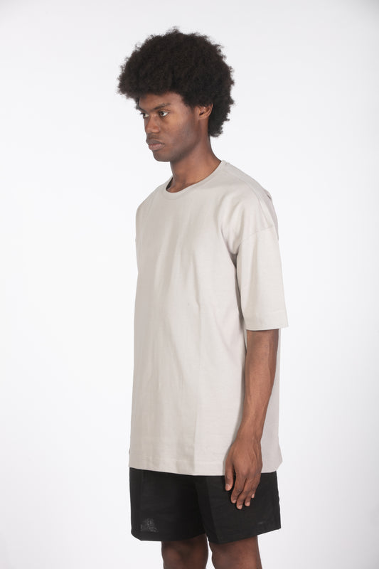 T-shirt heavy weight relaxed fit mastice