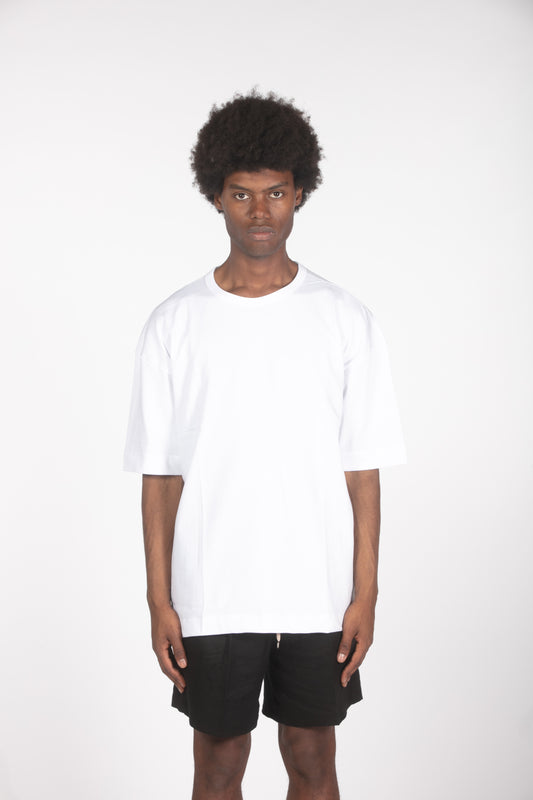 T-shirt heavy weight relaxed fit bianco