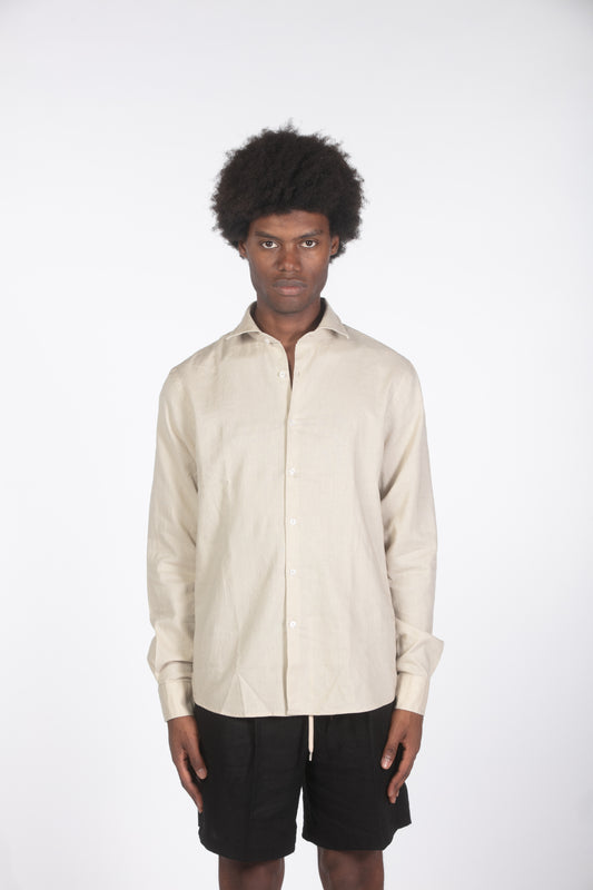 Camicia lino ml fango