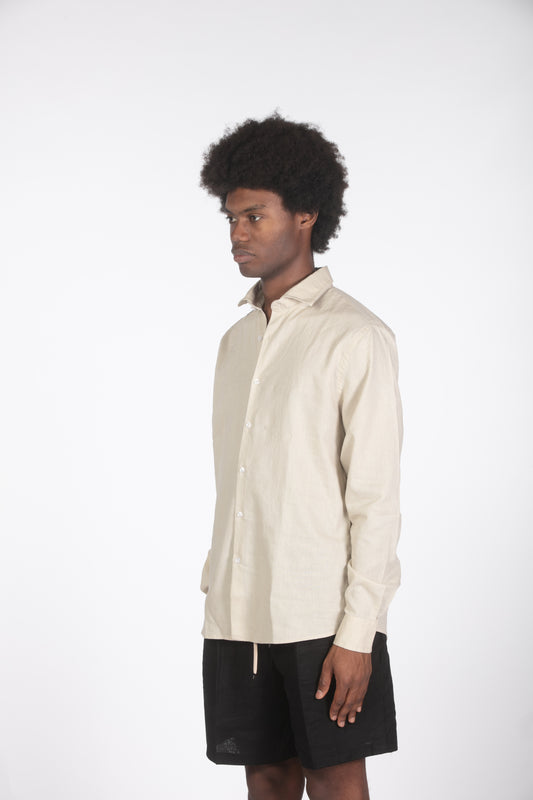 Camicia lino ml fango