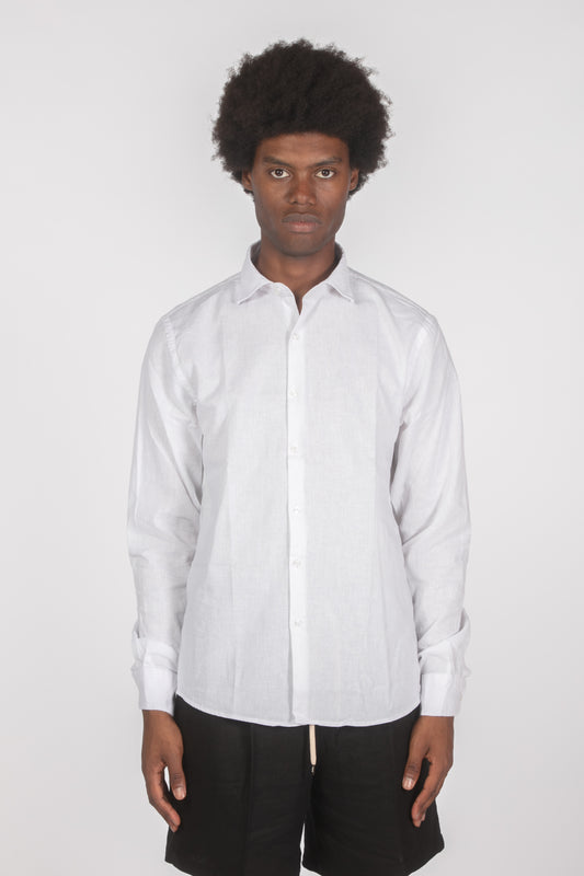 Camicia lino ml bianco