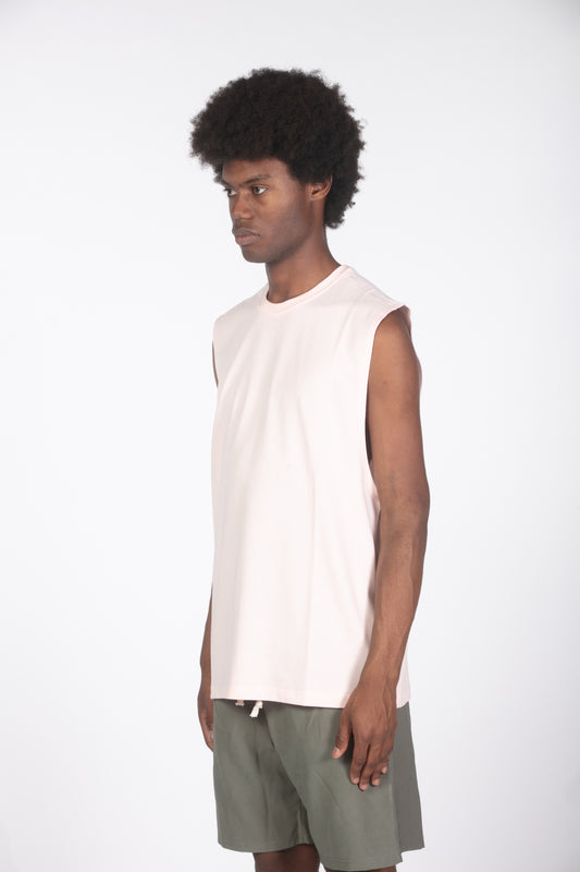 T-shirt tank relaxed fit rosa