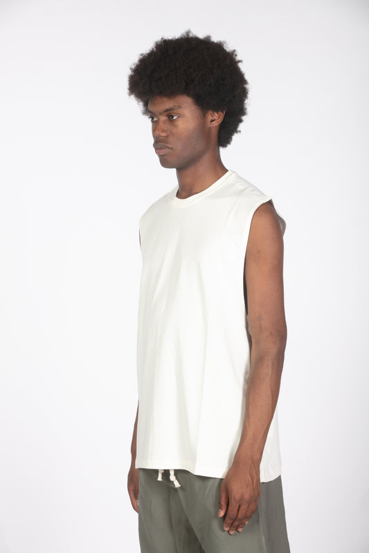T-shirt tank relaxed fit ecru