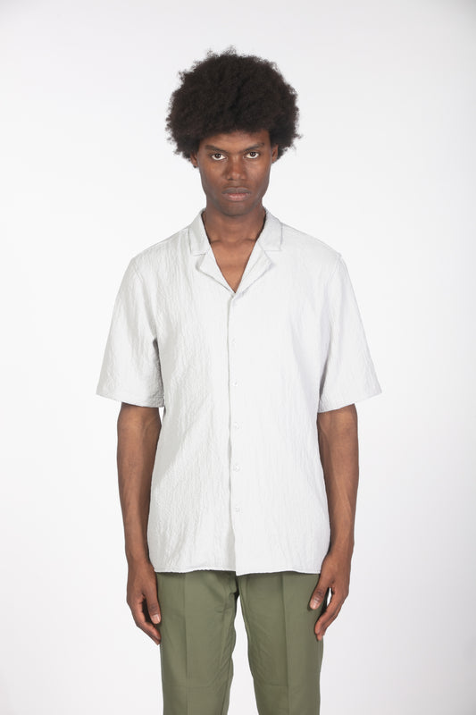 Camicia mm con struttura grigio